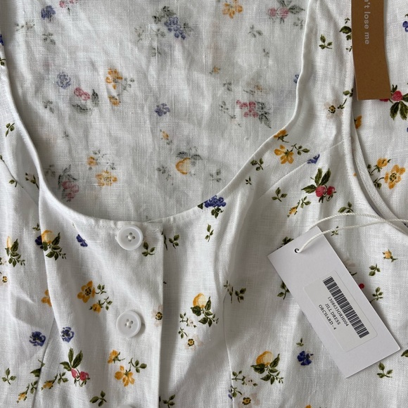 Reformation Jill Linen Dress Size 4 NWT! - Picture 5 of 5